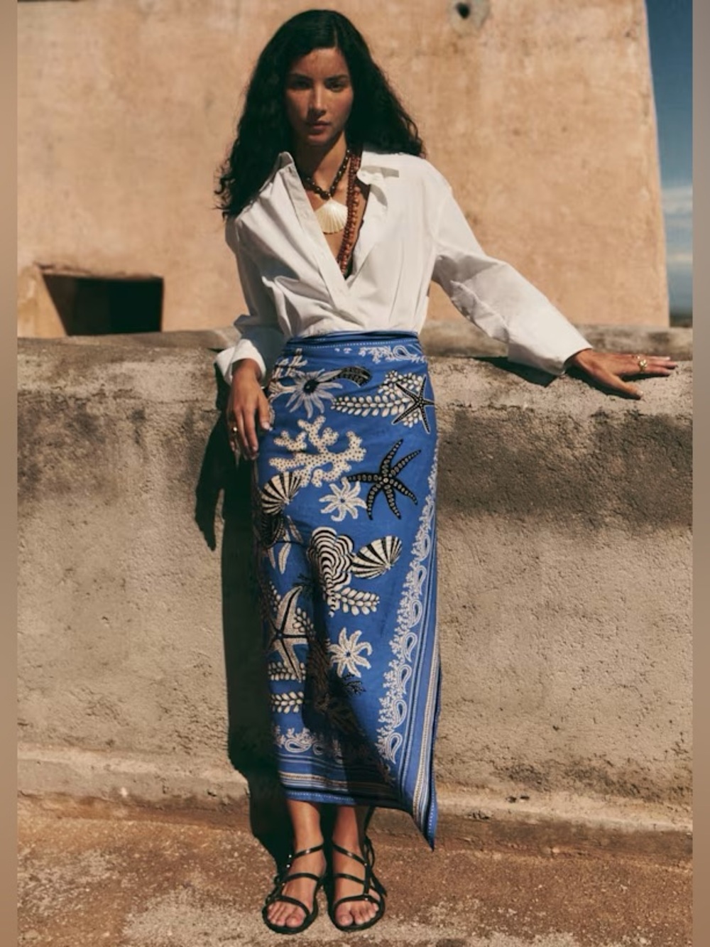 PAYTON WRAP SKIRT - SÉZANE X INOUI EDITIONS NFS